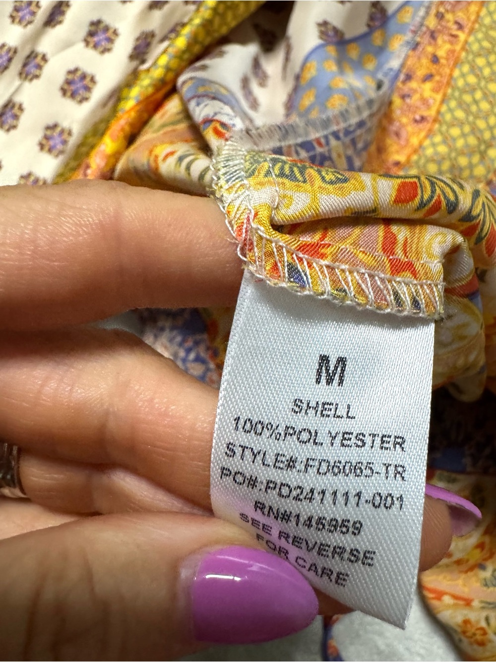 NWOT- 12th TRIBE Gold Standard Multicolored Kimono Dress - Picture 11 of 13